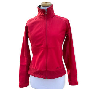 Marmot Women's Red Windstopper Zip-Up Jacket - Size Small